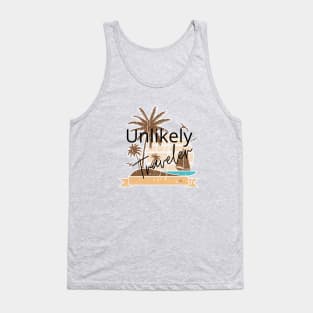 Unlikely Traveler Beach Scene Tank Top